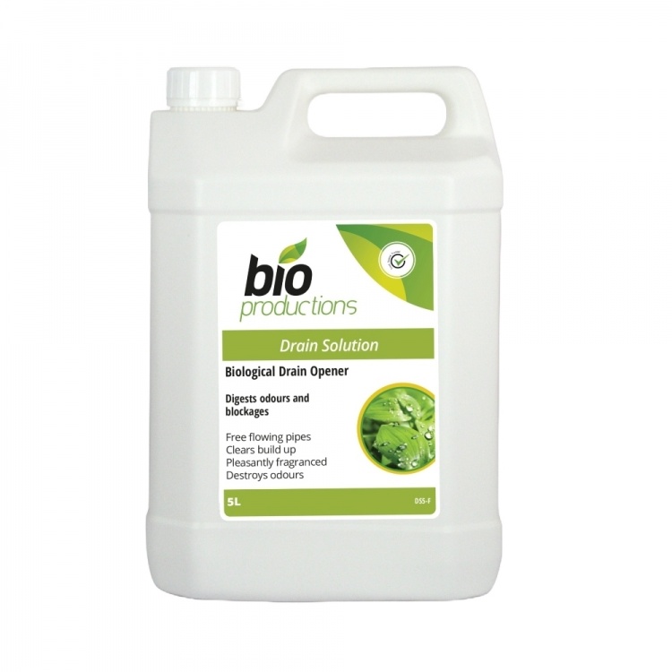 Bio Productions DRAIN SOLUTION - Biological Drain Cleaner 5 Ltr